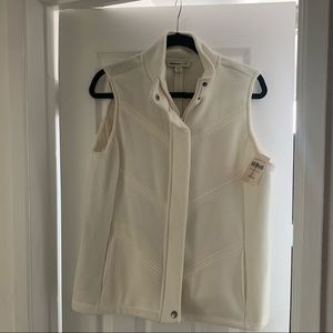 Cream Coldwater Creek Vest Sz L